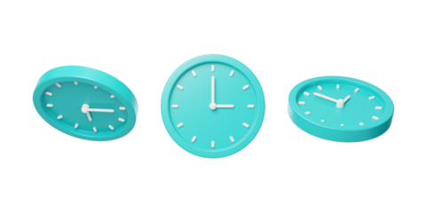 Alarm clock clock hour minute second alarm reminder clock 3D