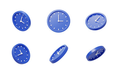 Alarm clock clock hour minute second alarm reminder clock 3D