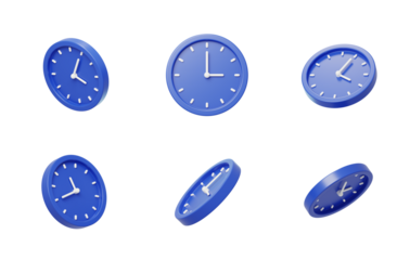Alarm clock clock hour minute second alarm reminder clock 3D