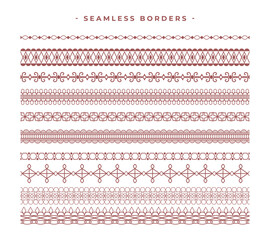 decorative lace pattern border background in collection