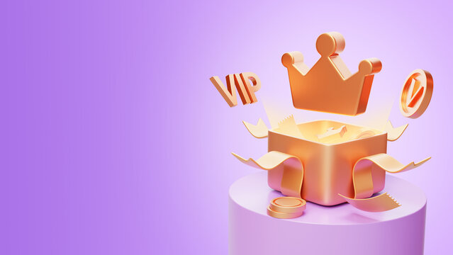 Member benefits, privileges and Crown Gift Box 3D