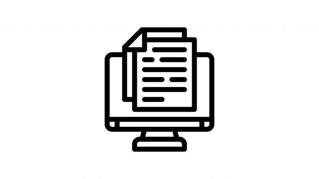 file minimalist stroke animation