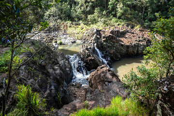 Fototapeta premium Wappa Falls, Scenic spot in Kiamba, Queensland, Australia