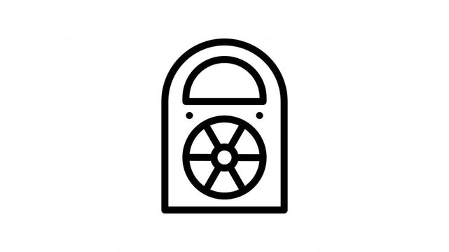 dosimeter minimalist stroke animation