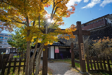 秋の伊香保関所（伊香保口留番所） 群馬県渋川市