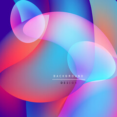Abstract fluid shapes blend, creating vibrant colorful background. Smooth gradients, modern design elements present.