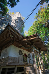 秋の妙義山 中之嶽神社　群馬県下仁田町
