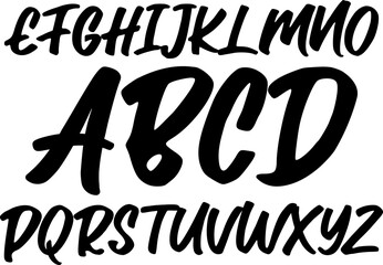 A bold brush script font with a modern handwritten style. Perfect for logos, posters, branding, packaging, and creative design projects in EPS format.