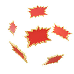 E-commerce shopping festival event Limited-time sale Explosion frame 3D