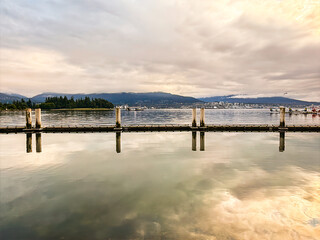 Pier on a bay