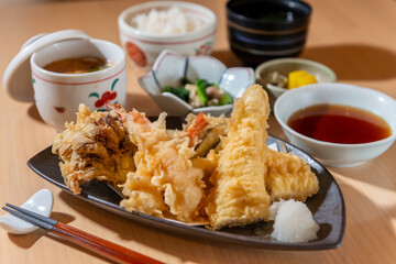 てんぷら、天ぷら、天麩羅、定食