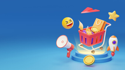 Event benefits Shopping promotion Consumption discounts 3D