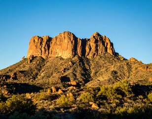 Obraz premium Arizona Mountain Sunset View (1)