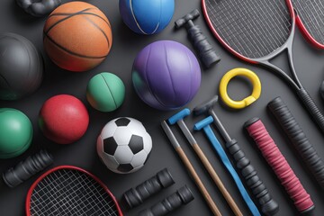 Sports equipment collection