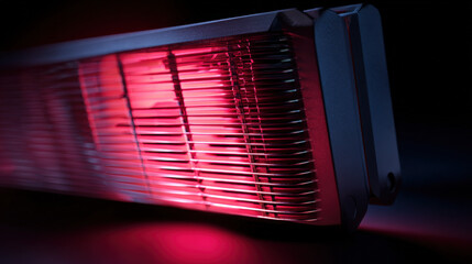 dust-clogged fan beside overheating heatsink glowing red fins maintenance needed scene illustration concept scene visual for commercial design use high detail quality stock image illustration concept 