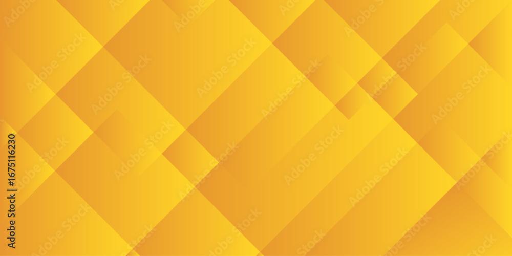 Poster yellow gradient geometric abstract background with simple shapes.