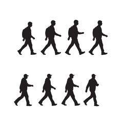 Runner Silhouette Vector for Fitness, Sports, and Motion Concepts