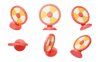 Holiday event lottery equipment Rotating lottery big wheel 3D