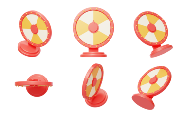 Holiday event lottery equipment Rotating lottery big wheel 3D