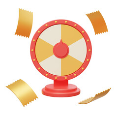 Holiday event coupon raffle Raffle wheel 3D