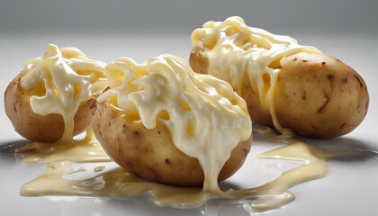 Healthy Food Concept Potato Isolated - Super HD - Dynamic Range