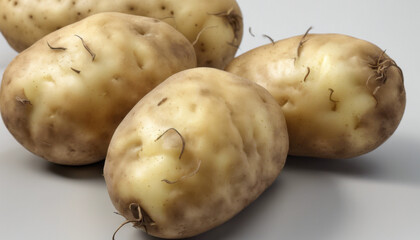 Raw Potatoes Perfect for Grocery Ads - Super HD - Colored Light