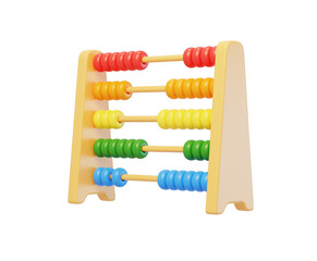 Abacus calculation Accounting financial statistics calculation disk 3D