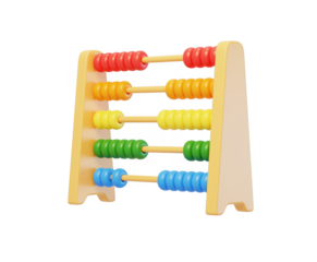 Abacus calculation Accounting financial statistics calculation disk 3D