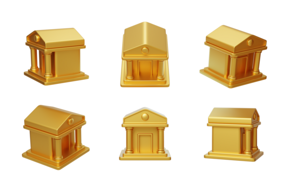 Financial planning Financial investment trading Banking 3D