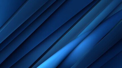 Obraz premium Sleek Abstract Geometric Background with Layered Blue Metallic Panels and Soft Glowing Highlights for Modern Futuristic Design
