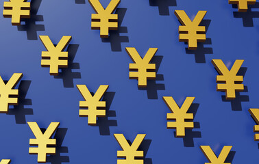 Obraz premium Financial RMB ��Symbol Event Reward 3D