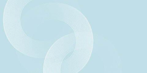 Modern abstract background. Glossy white gradient circle lines. Minimal geometric pattern. Simple graphic elements. Futuristic concept. Suitable for cover, poster, banner, brochure, eps10.