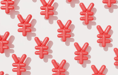 Financial RMB ��Symbol Event Reward 3D