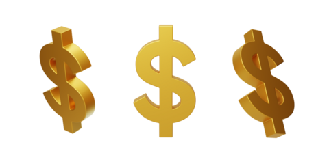 Dollar Finance International Trade currency Investment funds 3D