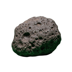 Isolated volcanic rock formation revealing geological history and mysterious celestial origins