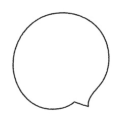 手書き 吹き出し 会話・コメント・漫画・セリフなどアイコン