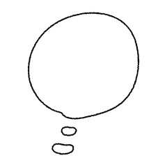 手書き 吹き出し 会話・コメント・漫画・セリフなどアイコン