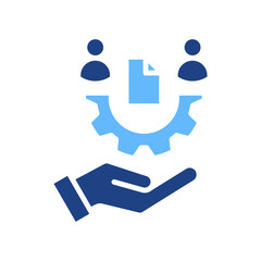 Hr Simulation glyph color icon