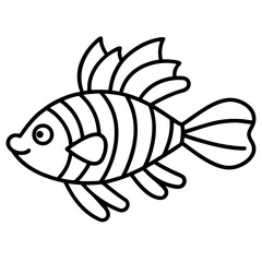 ionfish-line-art-with---cute-outline-