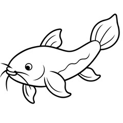 catfish-line-art-with---cute-outline