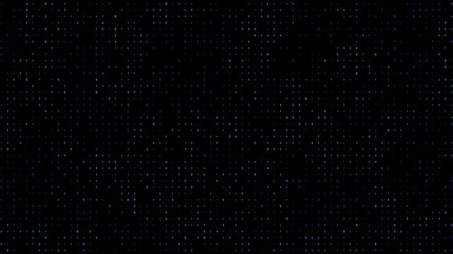 Glowing binary number grid forming digital background flow of data, cyber security, encryption, machine learning, artificial intelligence, futuristic computing, blockchain, technology visualization.