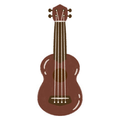 Fototapeta premium ukulele musical instrument illustration