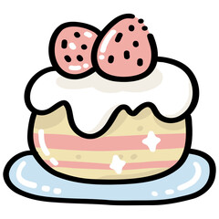 Cute Strawberry Shortcake Dessert