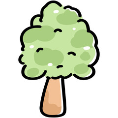 Hand Drawn Cute Tree