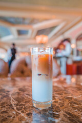 Double layer cafe au lait