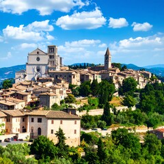Obraz premium Assisi, Italy, Scenic View