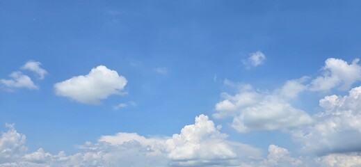 blue sky with clouds