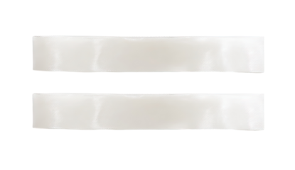 Two horizontal rectangular shapes, identical in size and form