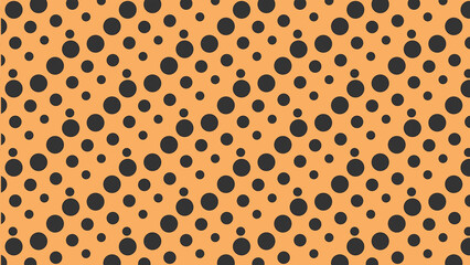 Polka dots vector pattern design

