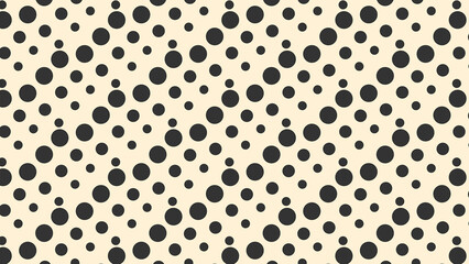 Polka dots vector pattern design

